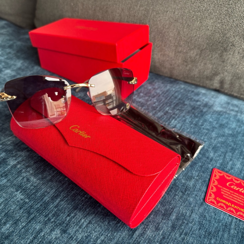 Red and Gold Sunglasses